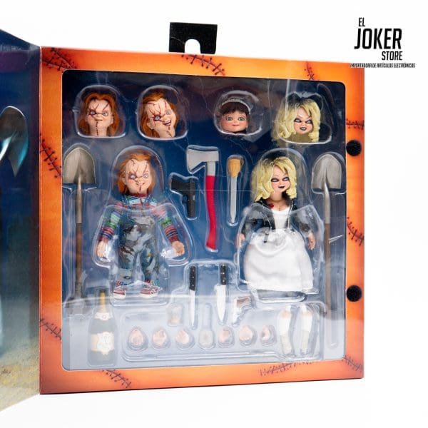 NECA - Chucky: Bride of Chucky - Figura de Acción a Escala 7" Ultimate 2 Pack - Chucky y Tiffany - Imagen 3