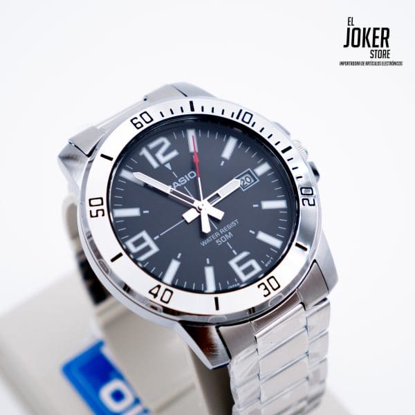 Reloj CASIO MTP-VD01D-1B Acero Plateado – Hombre - Imagen 4