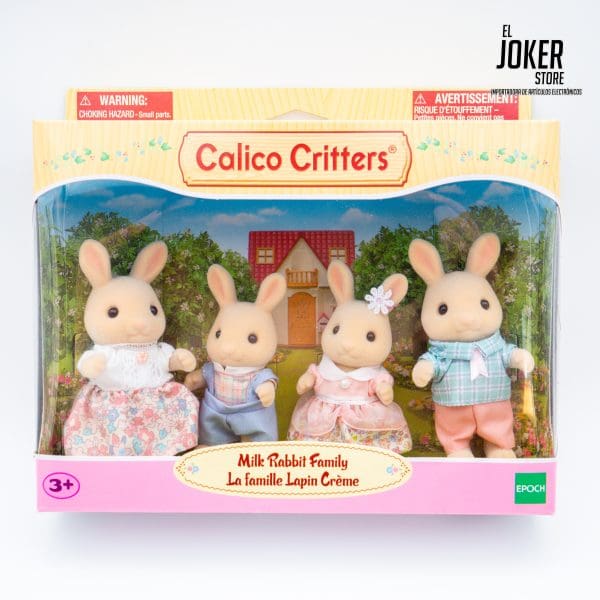 Sylvanian Families – Familia de Conejos de Leche – Calico Critters