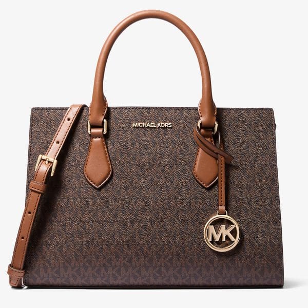 Cartera Satchel Sheila Medium Logo Michael Kors Para Mujer