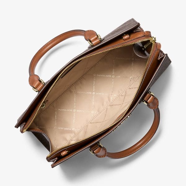 Cartera Satchel Sheila Medium Logo Michael Kors Para Mujer - Imagen 3