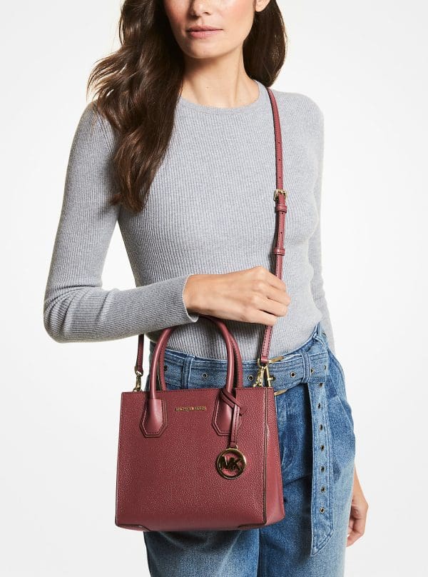 Cartera Crossbody Mercer Medium Logo Michael Kors Para Mujer - Imagen 4