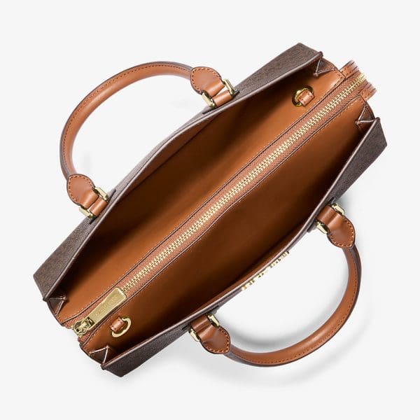 Cartera Satchel Sheila Medium Logo Michael Kors Para Mujer - Imagen 4