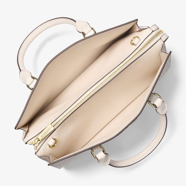 Cartera Satchel Sheila Medium Logo Michael Kors Para Mujer - Imagen 4