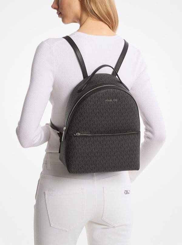 Mochila Sheila Medium Logo Michael Kors Para Mujer - Imagen 4