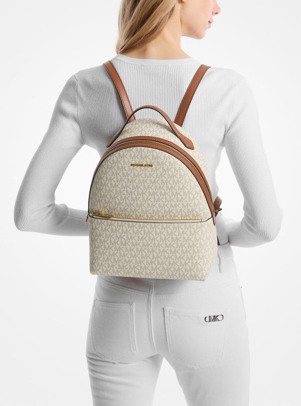 Mochila Sheila Medium Logo Michael Kors Para Mujer - Imagen 4