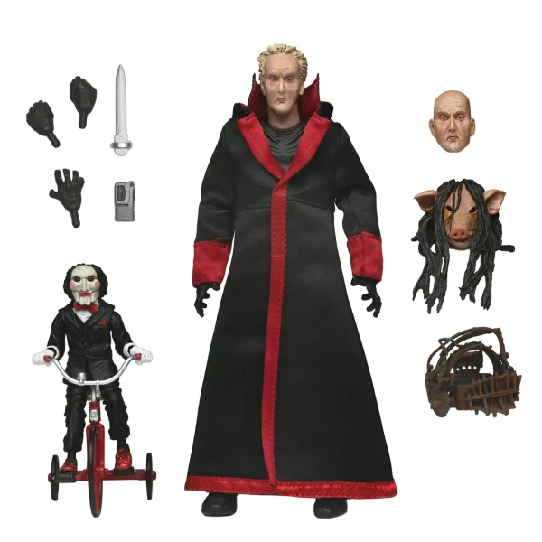 NECA – Saw Ultimate Jigsaw Killer (Black Robe) – 7" Figura de Acción a Escala - Imagen 2