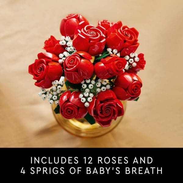 LEGO Botanicals - Ramo de Rosas - 10328 - 822 Piezas - Imagen 3