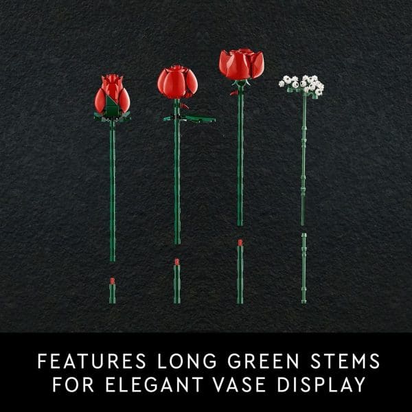 LEGO Botanicals - Ramo de Rosas - 10328 - 822 Piezas - Imagen 5