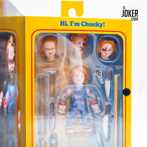 NECA – Chucky – 10cm Figura de Acción a Escala –  Ultimate - Imagen 4