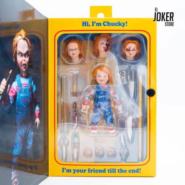 NECA – Chucky – 10cm Figura de Acción a Escala –  Ultimate - Imagen 3