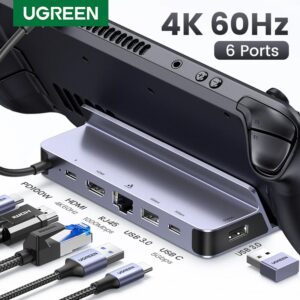 [Ugreen] HUB 6 en 1 para Steam Deck | Nintendo Switch