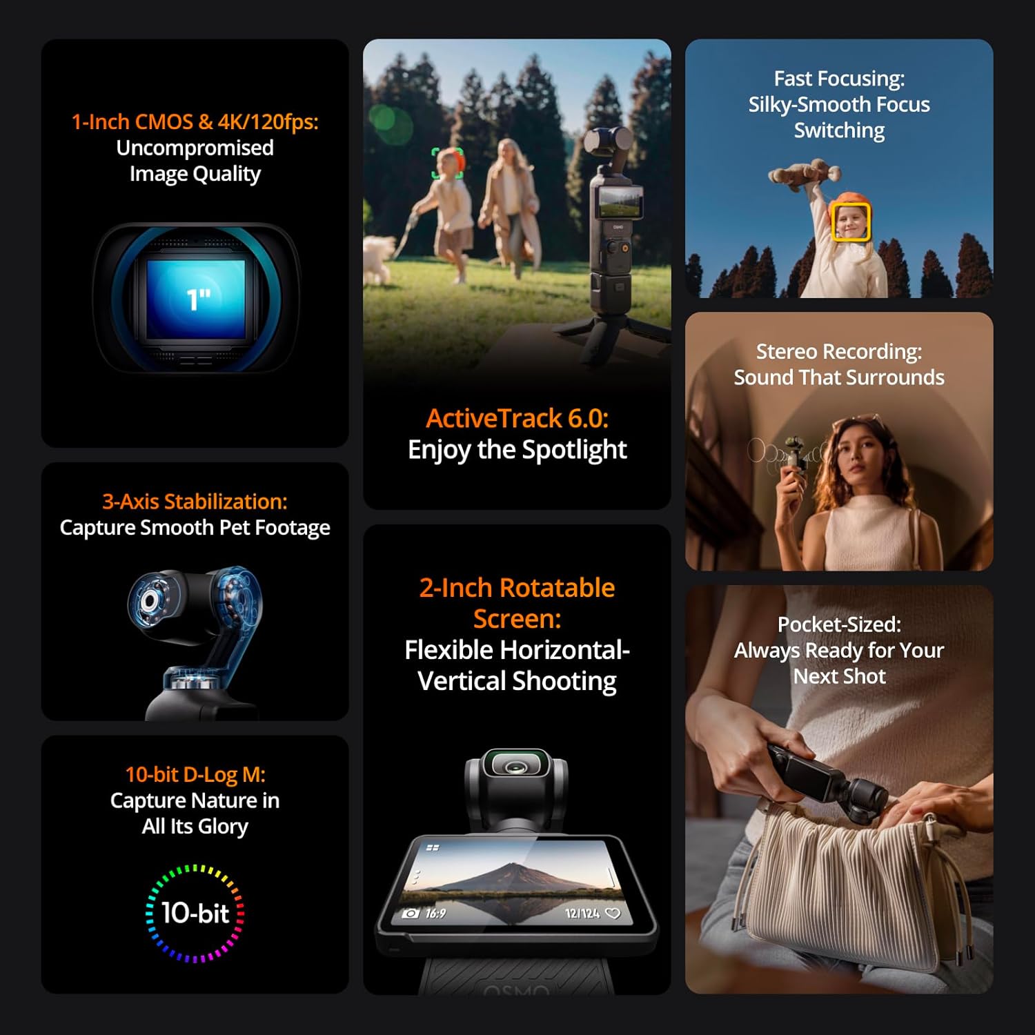 Cámara DJI Osmo Pocket 3 Creator Combo - Imagen 5