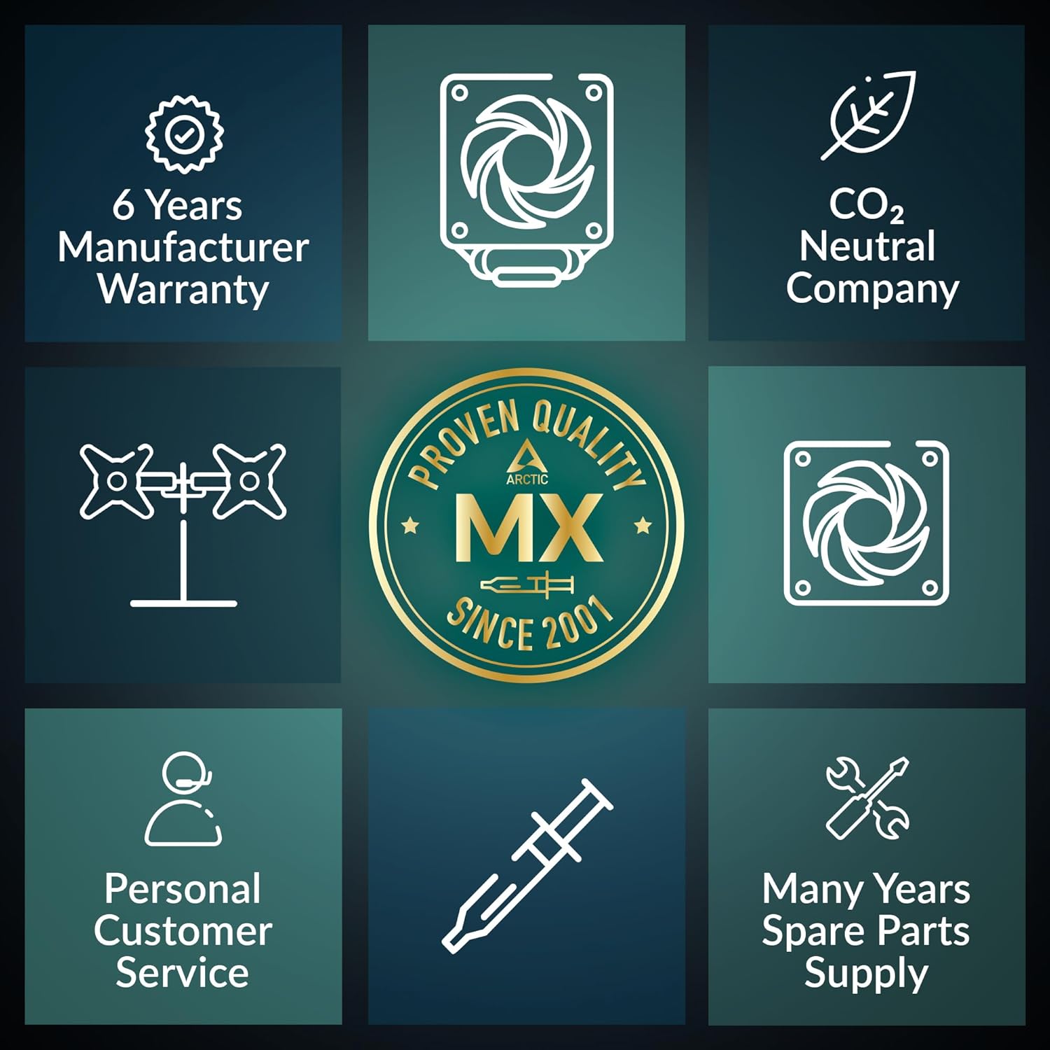 ARCTIC MX-7 (4 g) – Pasta Térmica de Rendimiento Ultimate - Imagen 8