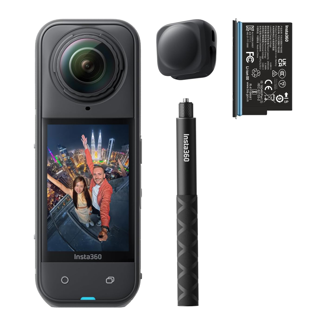 Insta360 X5 Kit de Inicio | Cámara de Acción 8K 360°