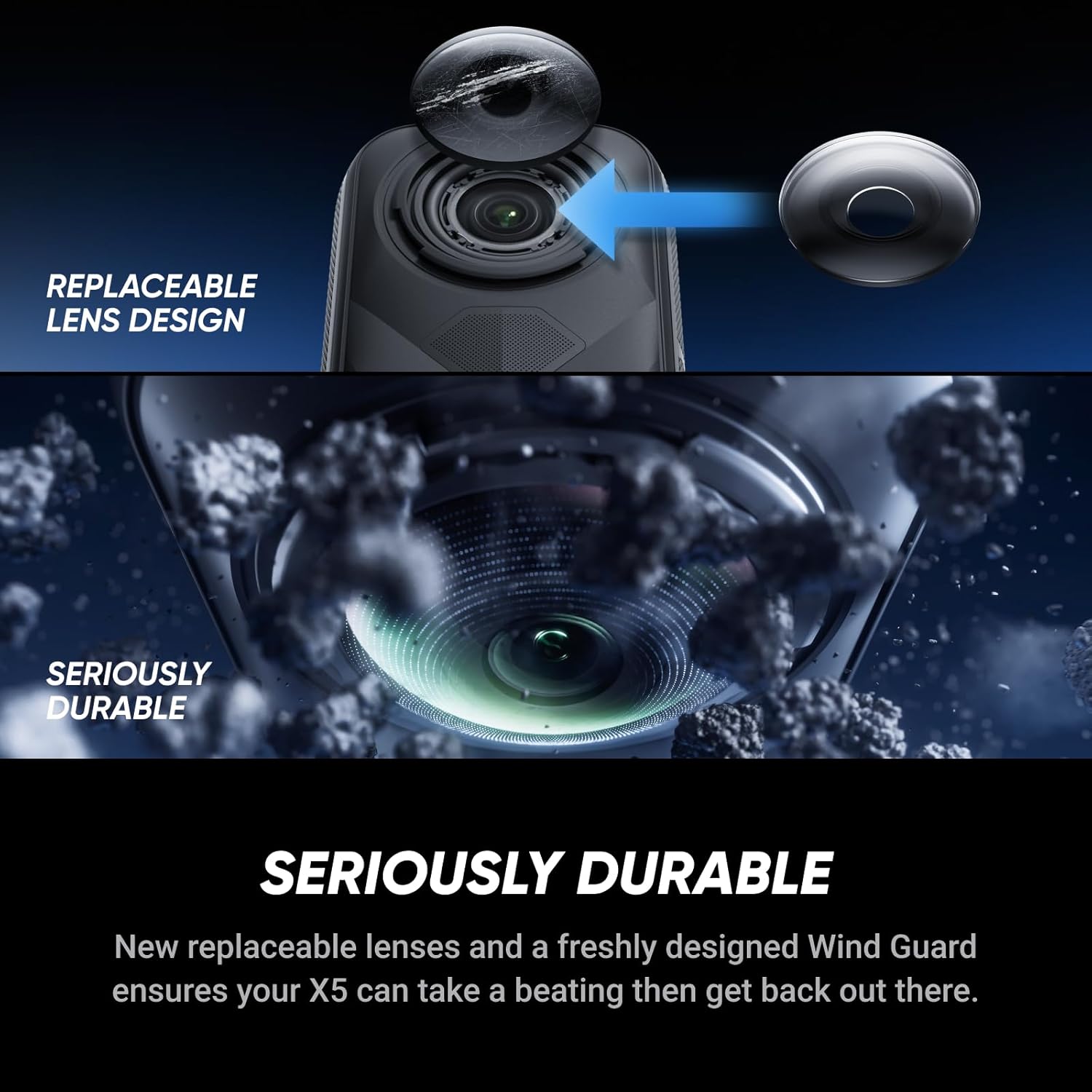 Insta360 X5 Kit de Inicio | Cámara de Acción 8K 360° - Imagen 7