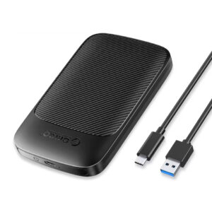 Case de Disco Duro Externo ORICO 2.5" SATA a USB Tipo C (6 Gbps) | Gabinete Portátil con Soporte UASP