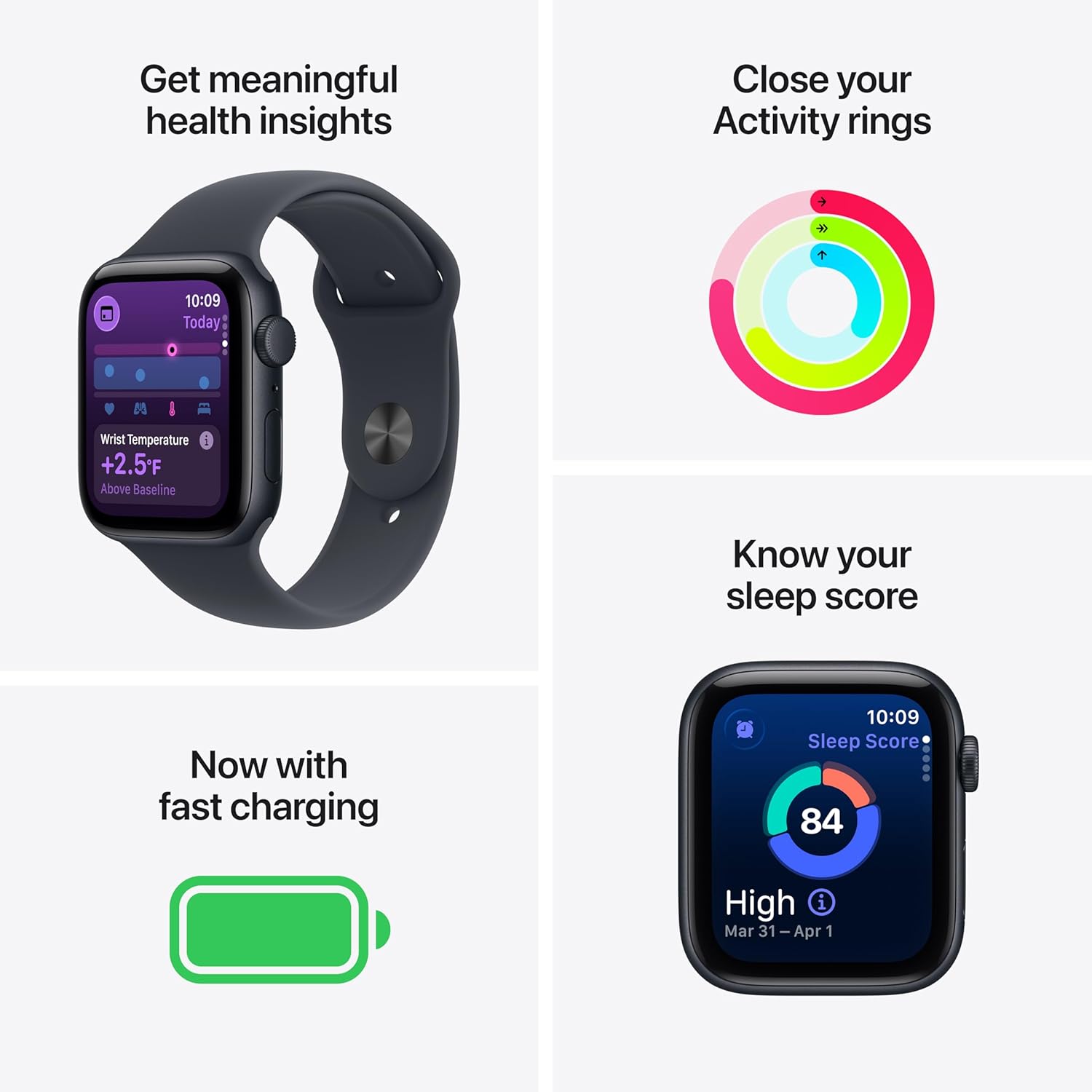 Apple Watch SE 3 - 2025 - Color Medianoche - Imagen 2