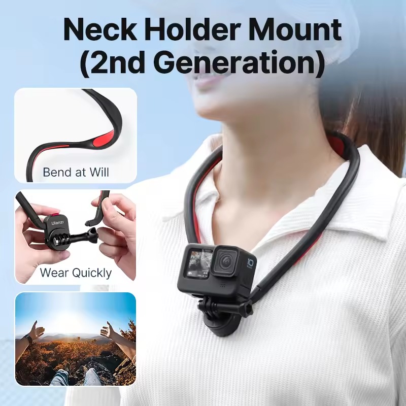 Soporte Magnético de Cuello Ulanzi Go-Quick II para Cámaras de Acción - Insta DJI GoPro - Imagen 3