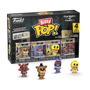 Funko Bitty Pop! Five Nights at Freddy's: Set Withered 4-Pack (Incluye Estante Exhibidor)