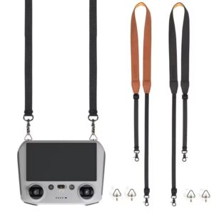 Correa de Cuello de Cuero para Control Remoto DJI RC / RC 2 con Tornillos de Sujeción
