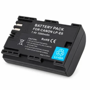 Batería Compatible LP-E6 / LP-E6N para Canon – 3500 mAh