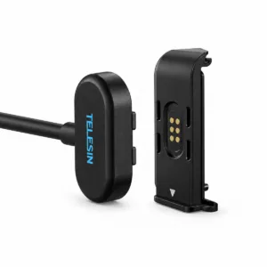 Cable magnético TELESIN y tapa lateral para GoPro Hero 9, 10, 11, 12 y 13