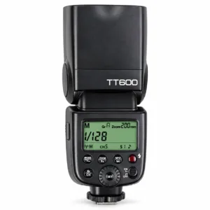 Flash Manual Godox TT600 con HSS y radio incorporado - Zapata Universal