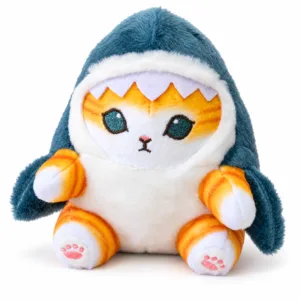 Peluche Gato Tiburon | 16 cm